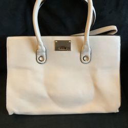 Cream Colored Purse Tote Bag