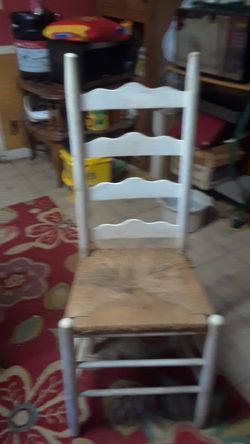 Old chairs 4 in all fair condition