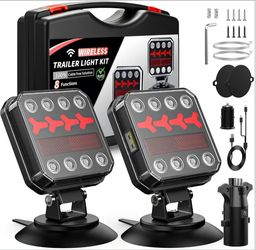 Wireless Trailer Light Kit with Case