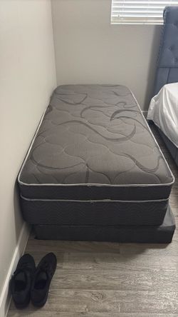 Twin mattress and base