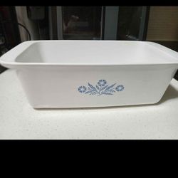 VINTAGE CORNING WARE P-315-B BLUE CORNFLOWER 2QT BREAD MEAT LOAF PAN 9x5x3 USA