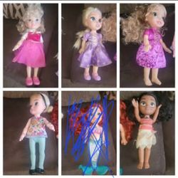 🎆 USED 5 DISNEY BABY DOLLS.  $25 FOR ALL OR $5 EACH