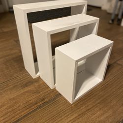 3 Cube Shelves