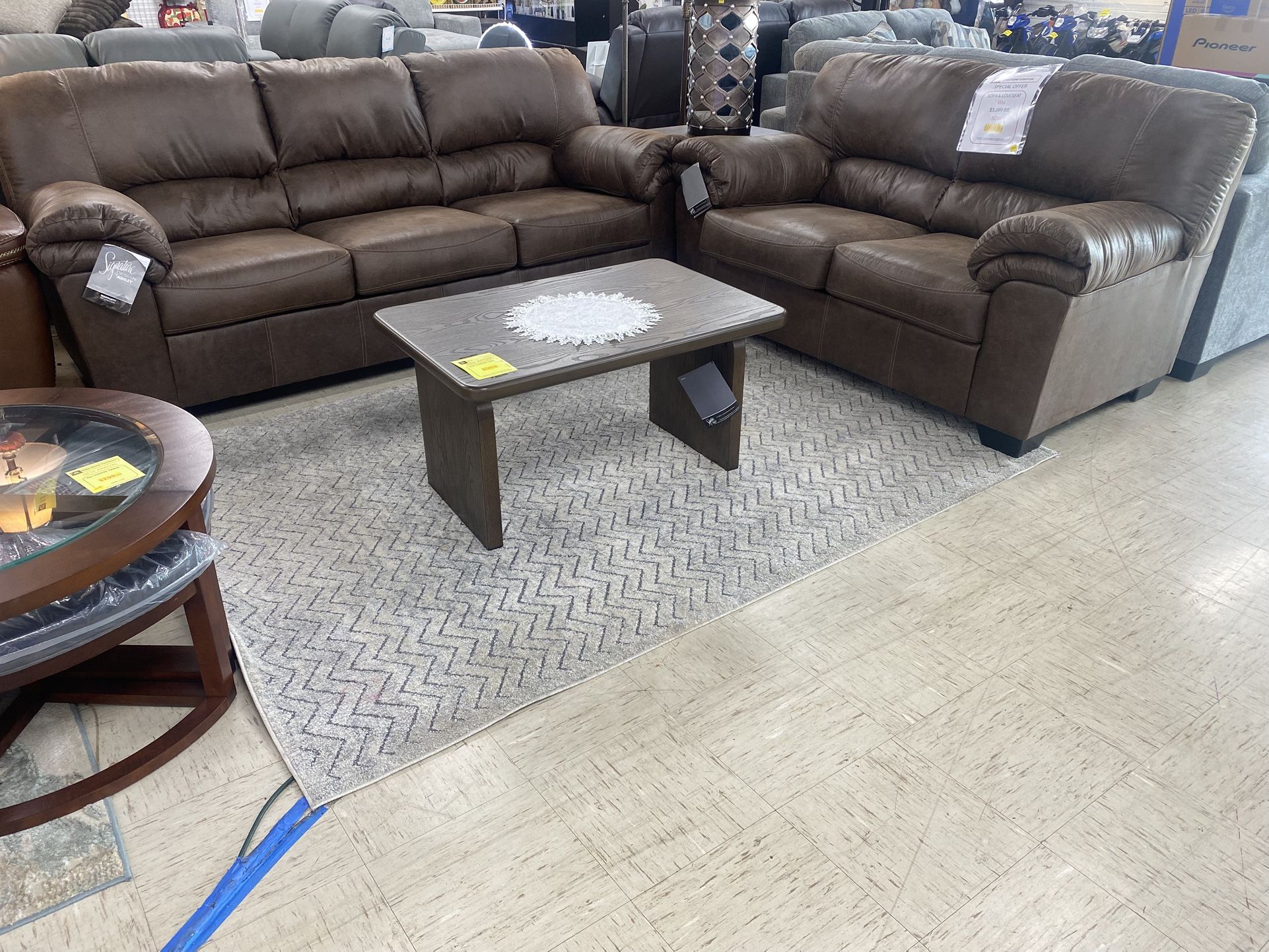 Sofa And Love Seat $999