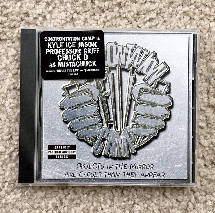 Confrontation Camp OBJECTS IN MIRROR ARE CLOSER THAN THEY LOOK CD - Public Enemy Chuck D Rap Hip-Hop