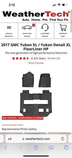 Complete Weather Tech Mats Yukon