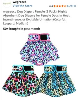 Washable Doggie Diapers for Sale (3 pack)