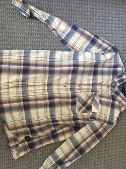 Men’s Xl Ocean Current Colorful Flannel