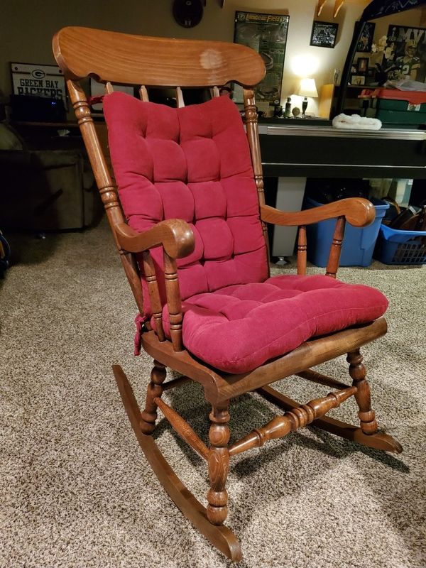 Rocking Chair with cushion for Sale in Appleton, WI OfferUp