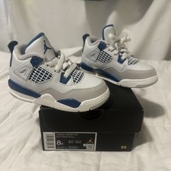 Jordan 4 Military Blue Toddler Size 8c
