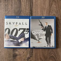 007 Skyfall & 007 Quantum of Solace Action Films Blu-Ray Movies