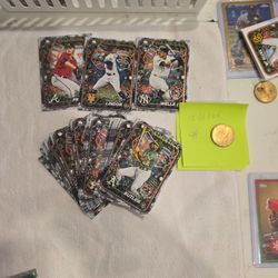 20 + White Christmas Tree Borders Holiday 2024 Topps Baseball