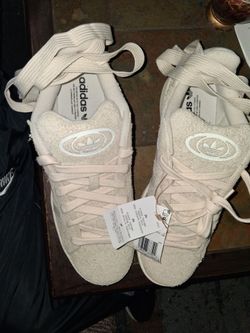Adidas Originals Cream Textured Sneakers