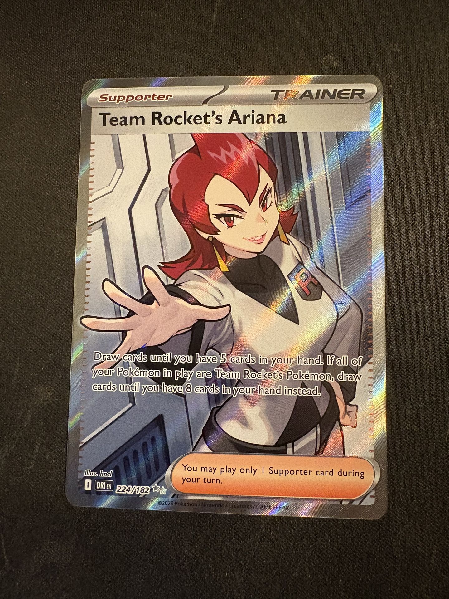 Team Rocket’s Ariana 224/182 Holo