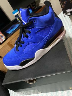 Jordan Son of Low Blue Suede Sneakers Size 10