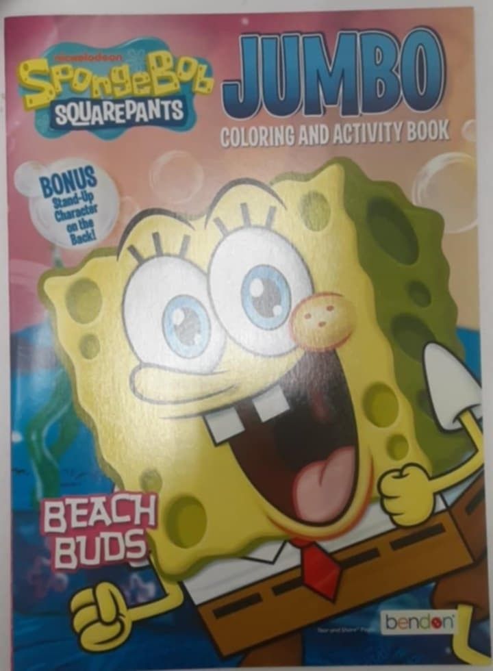 New SpongeBob SquarePants Beach Buds Coloring And Activity Book