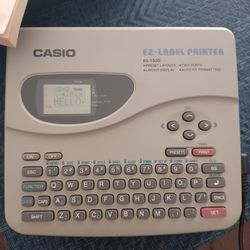 Casio Label Printer In Case