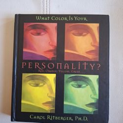 VERY INTERESTING BOOK WHAT COLOR IS YOUR PERSONALITY