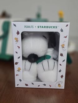 Snoopy Plush from the Peanuts x Starbucks drop! (Still in the box!)