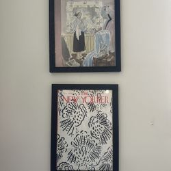 Framed New Yorker Magazine Covers 