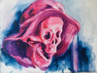 “John’s Portrait” 2020 Watercolor Painting