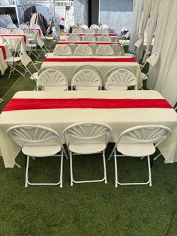 Chairs and tables