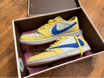 Travis scott jordan 1 low canary