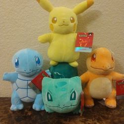 Shiny Pokemon Plush Collection