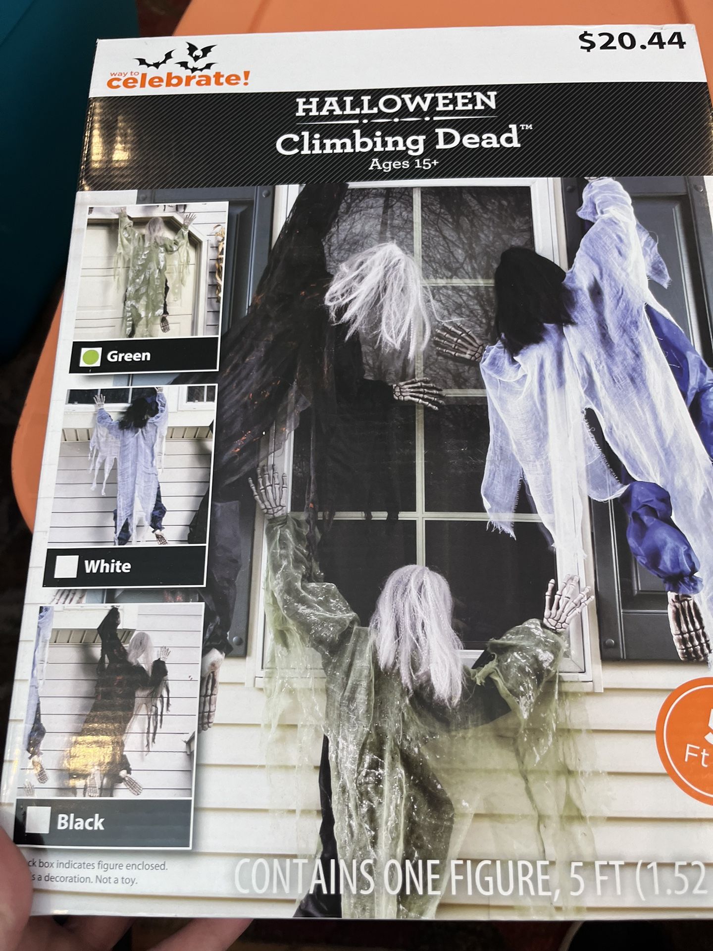 Way to Celebrate Ghoul Climbing Dead Halloween Decoration