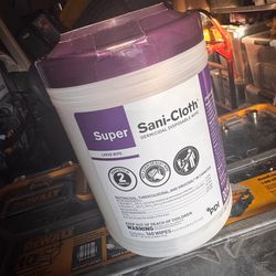 Super Sani-cloth wipes