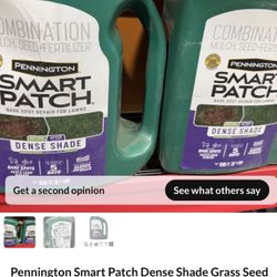 Pennington Smart Patch Dense Shade Grass Seed Mix, for Partial to Full Shade, 5.5 Ib.- $12 Each