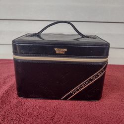 Victoria secret cosmetic black hard case
