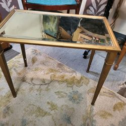 Hollywood Regency Mirror Cocktail Table 