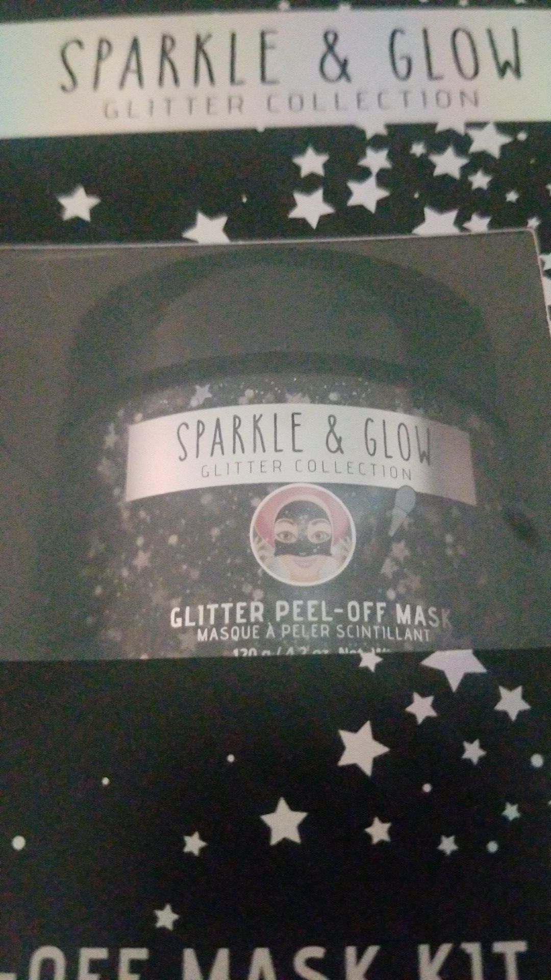 New bath fuzzies and glitter face mask set beauty lot