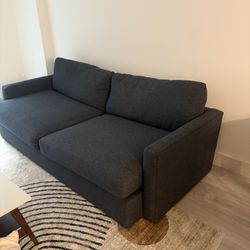 Noah Blue Fabric Sofa