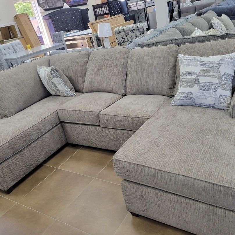 New Double Chaise Sectional 