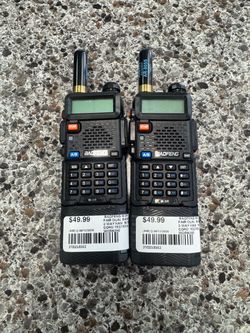 Baofeng M-5R 2 way HAM radios