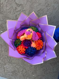 Crochet bouquet hand made
