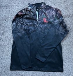 Camo Ole miss quarter zip