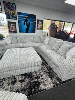 2 Piece Stupendous Sectional w/Cozy seating & Feather blend cushions