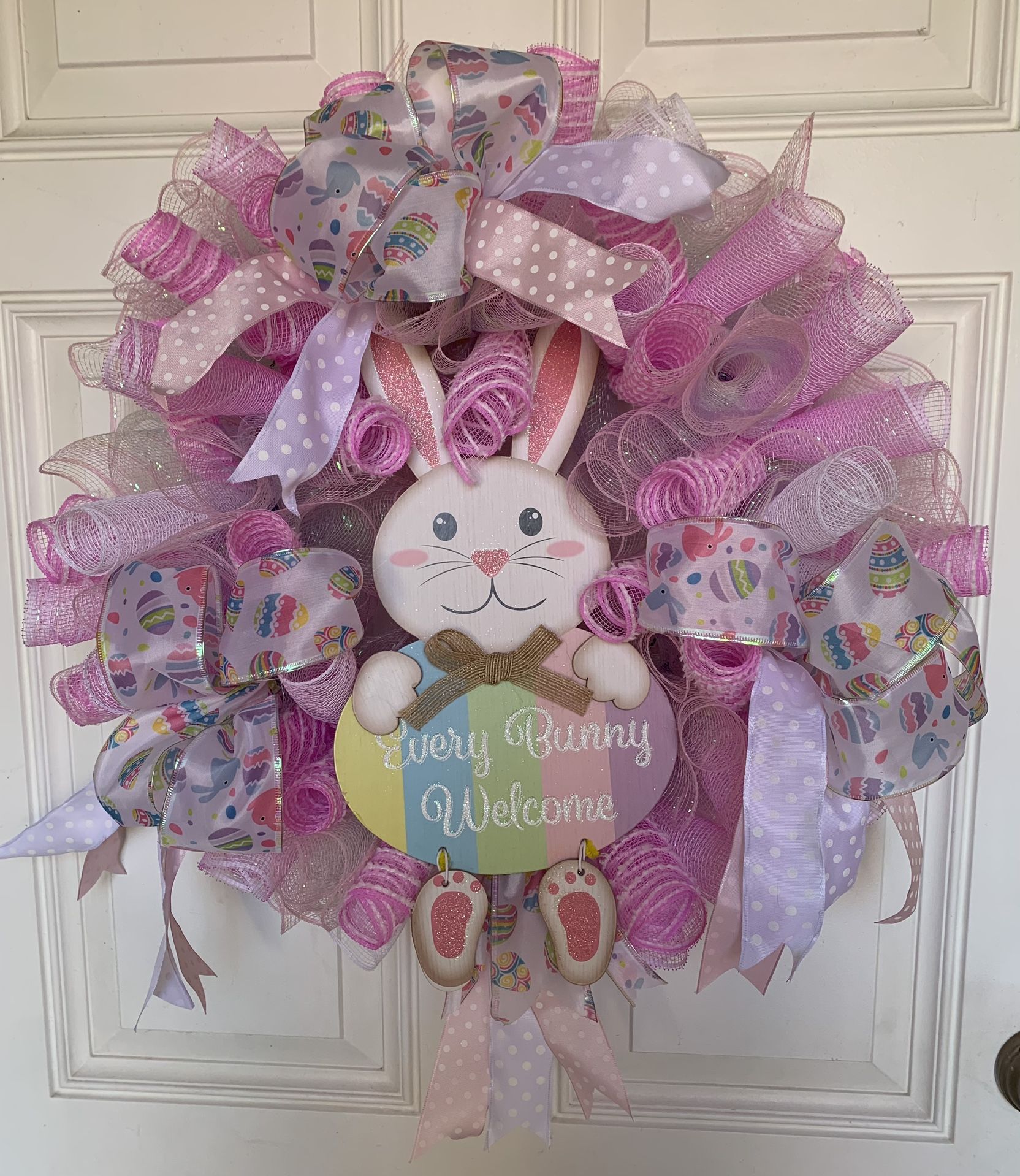 Easter Door Wreath Handmade