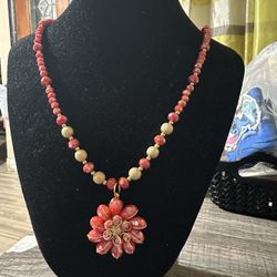 Crystal Glass Beads Necklaces 