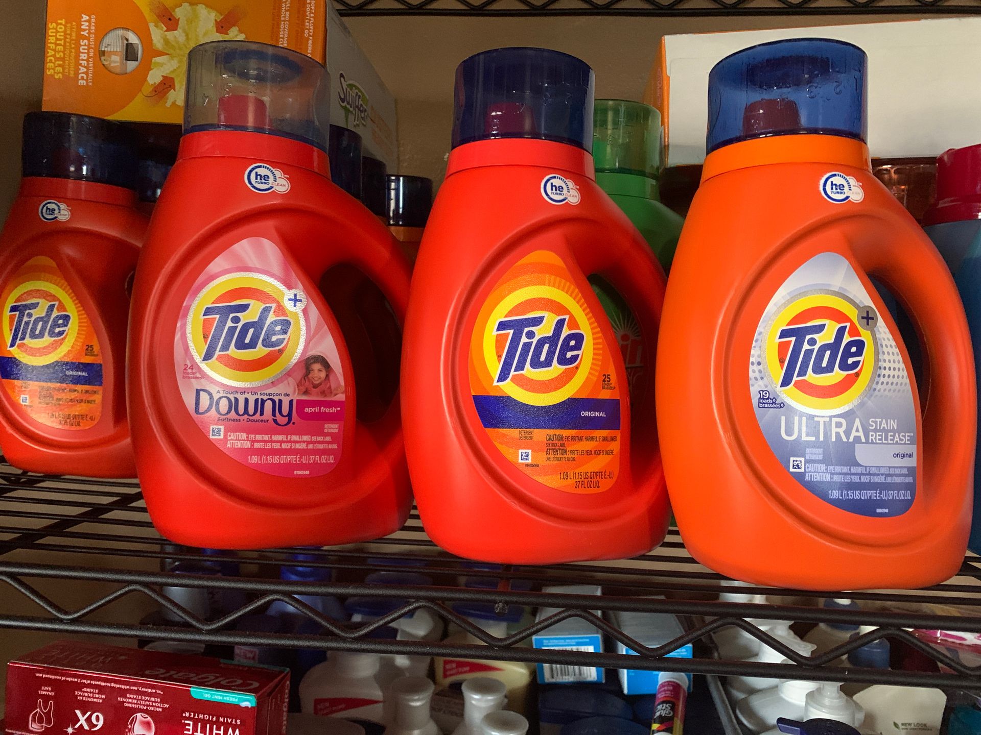 Tide 37 oz $4 each