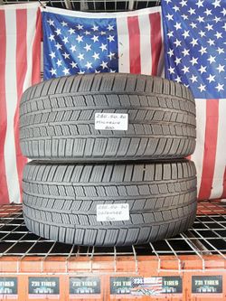 🇺🇸 2 USED TIRES 285/50R20 MICHELIN DEFENDER LTX A/S ALL SEASON 285 50 20