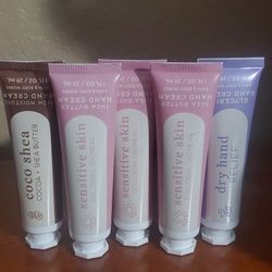 Bath & Body Works Lot of 5 Sensitive Skin with Hand Creams