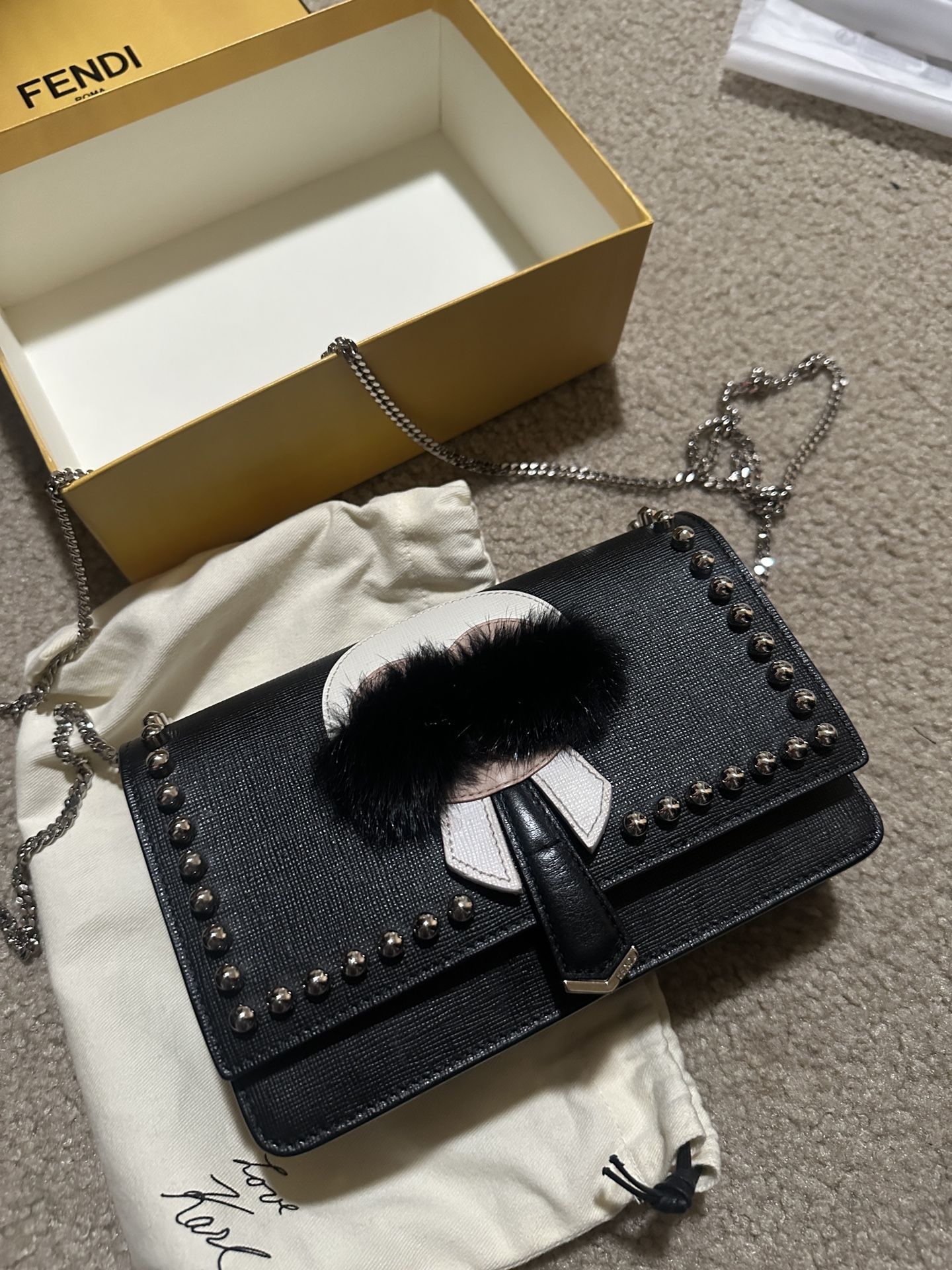 Fendi Karlito Wallet On chain / Crossbody Bag