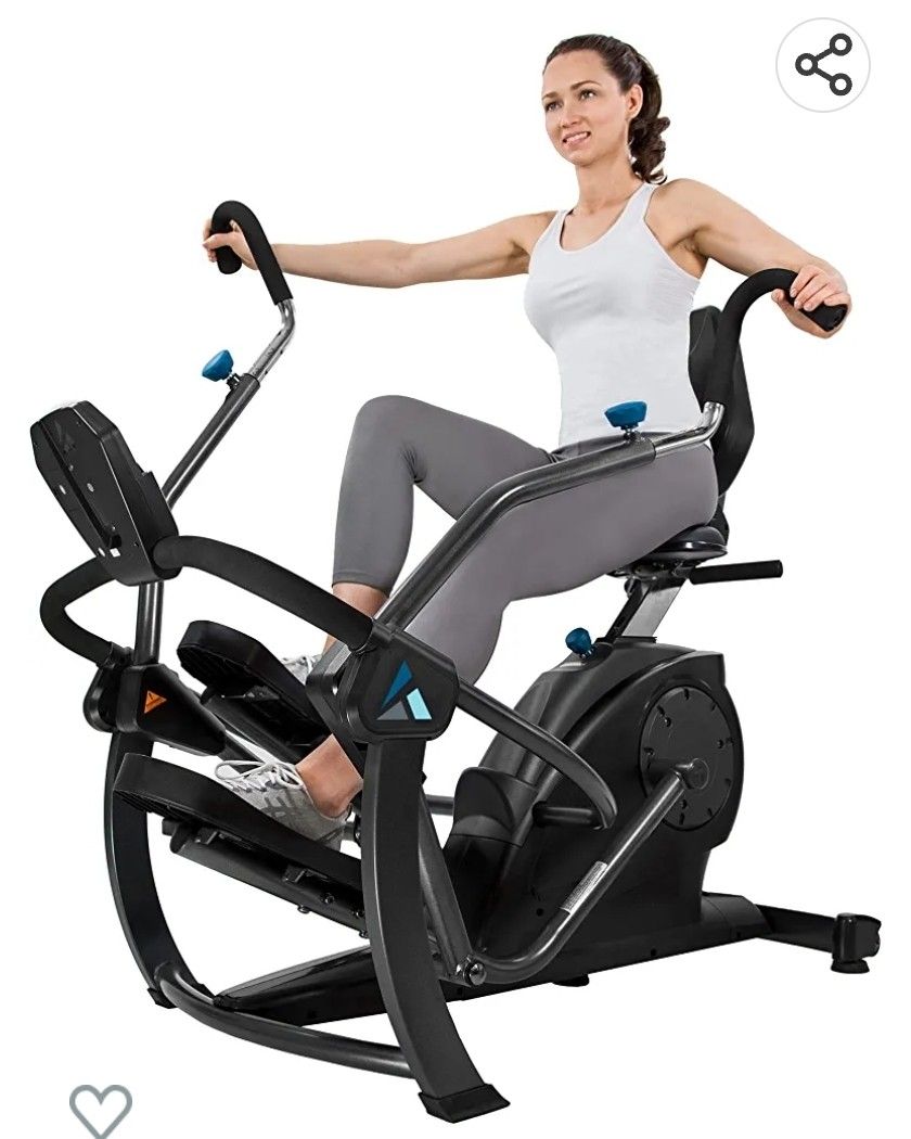 Exercise sitting elliptical cross trainer.