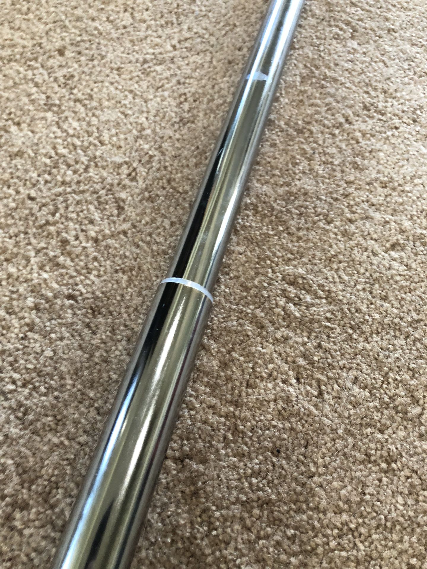 Silver adjustable Shower Rod - Great Shape