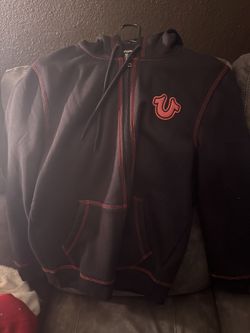 true religion black with red stitching