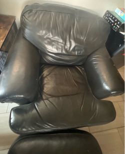 leather couch  used